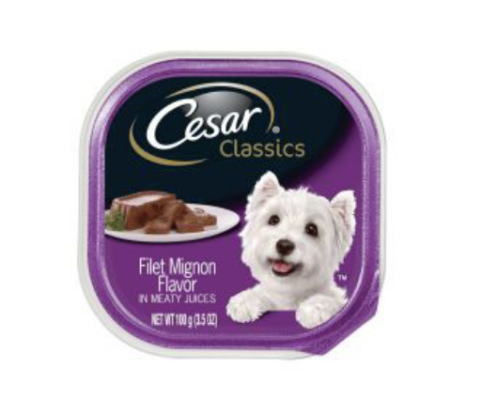 Cesar Dog Food Trays only 0.40 each at Dollar General!